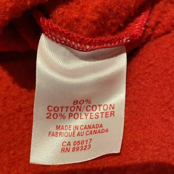 Roots Vtg Canadian Team 2004 Athens Olympic Half Zip Sweatshirt Red White Sz XXL - Picture 9 of 12